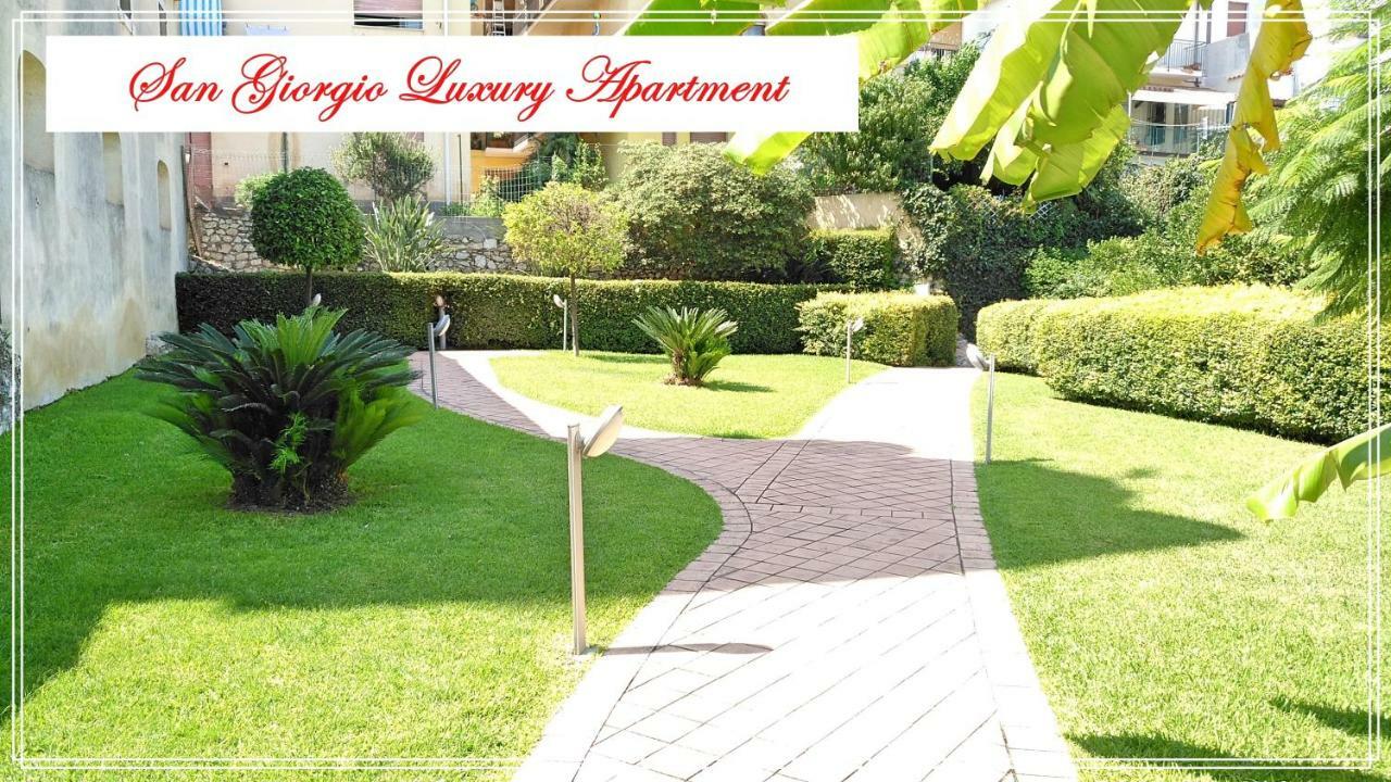 San Giorgio Luxury Apartment Taormina-Panoramic Pool & Parking Space Exterior foto